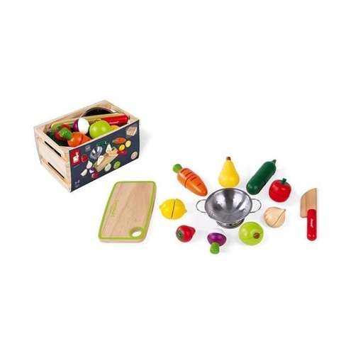 [J06607] Frutas y verduras con velcro